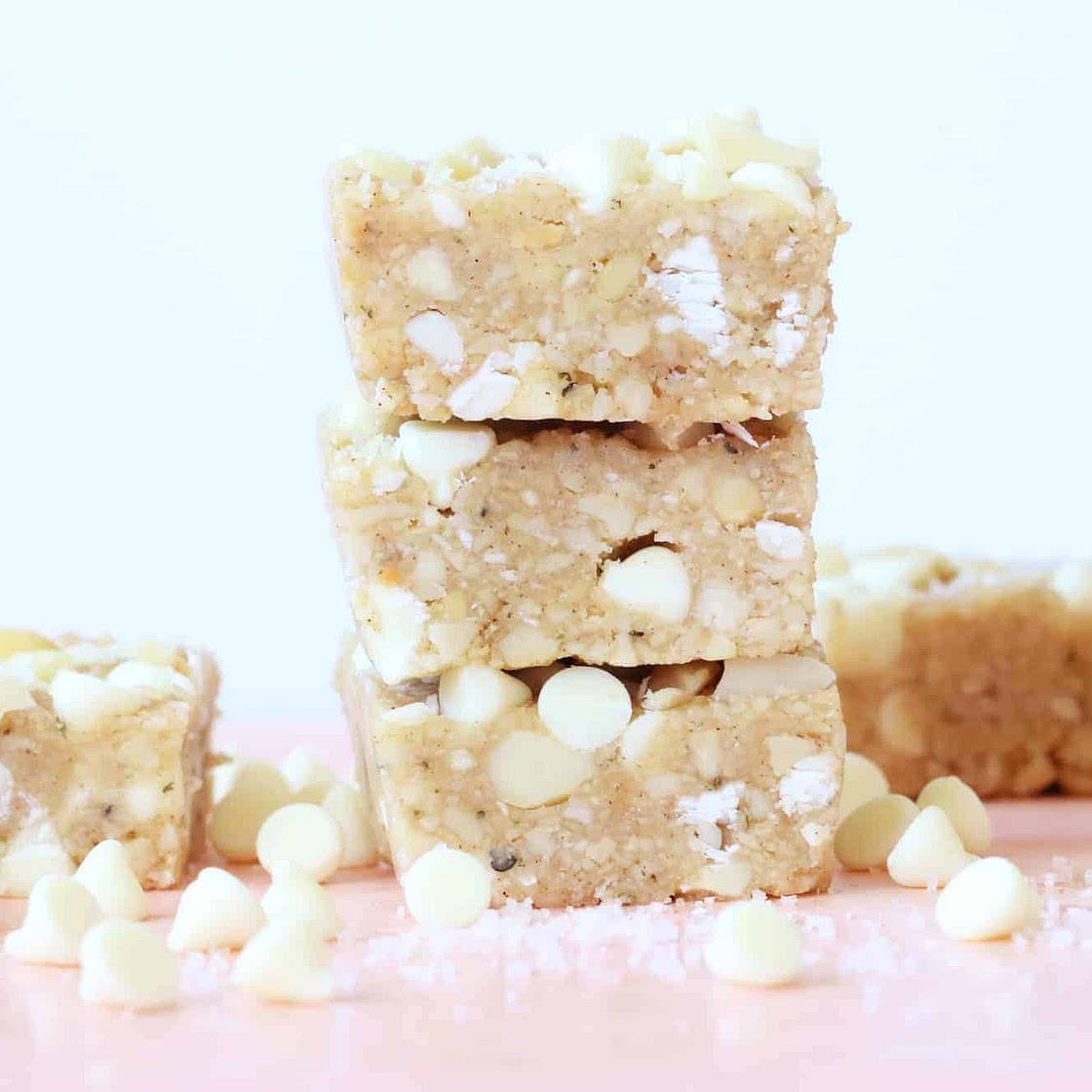 White Chocolate Macadamia Nut Bars