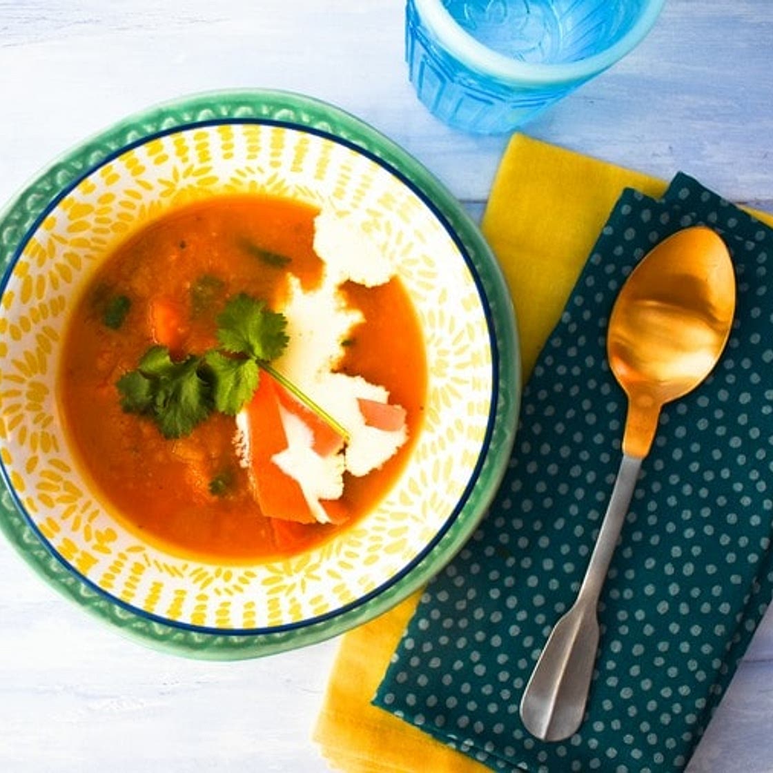 Easy Slow Cooker Carrot & Coriander Soup Recipe