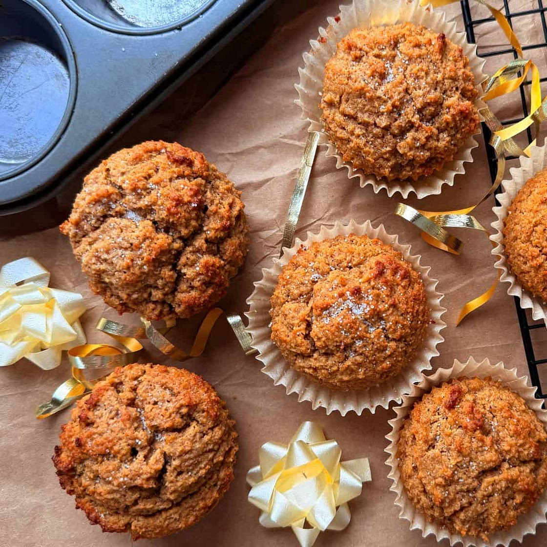 Low Carb Gingerbread Muffins