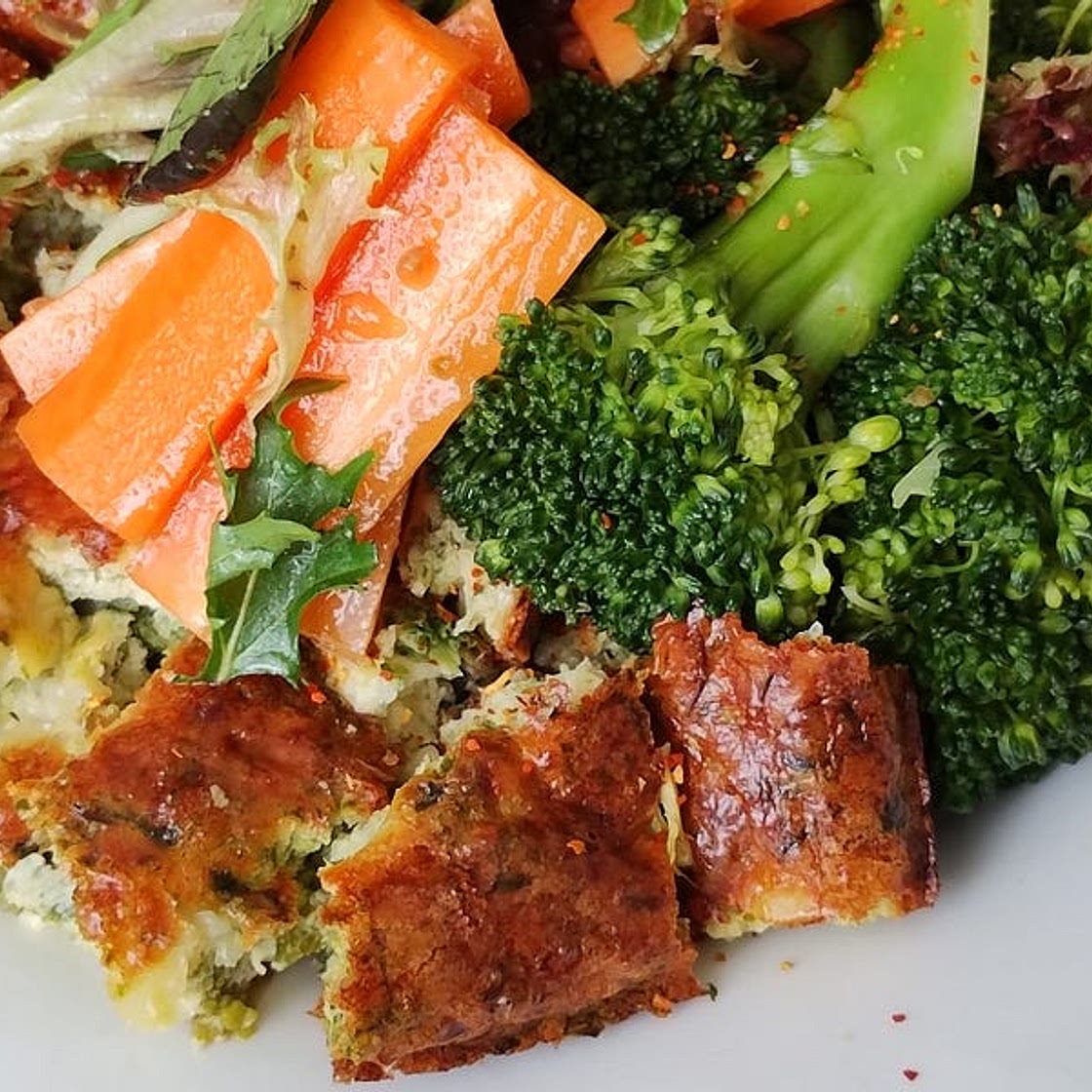 Cottage Cheese vegetable bake