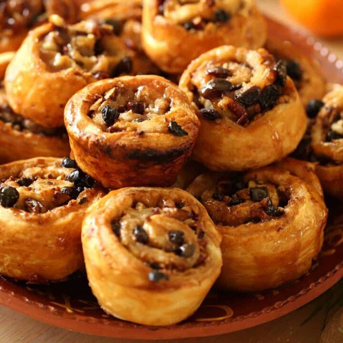 Sticky Buns Recipe with Puff Pastry