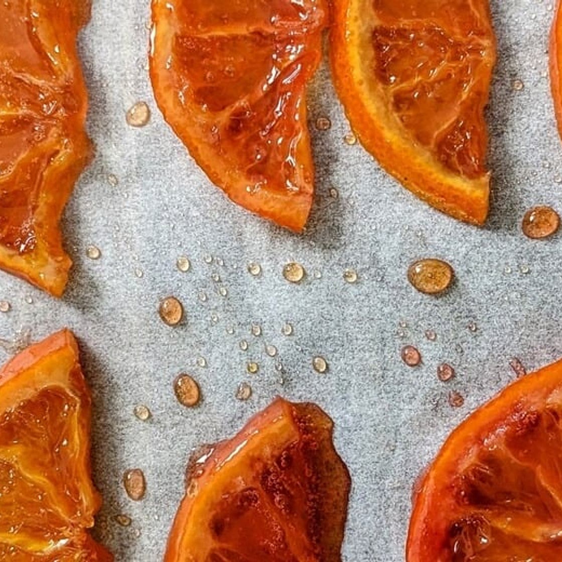 Quick candied oranges