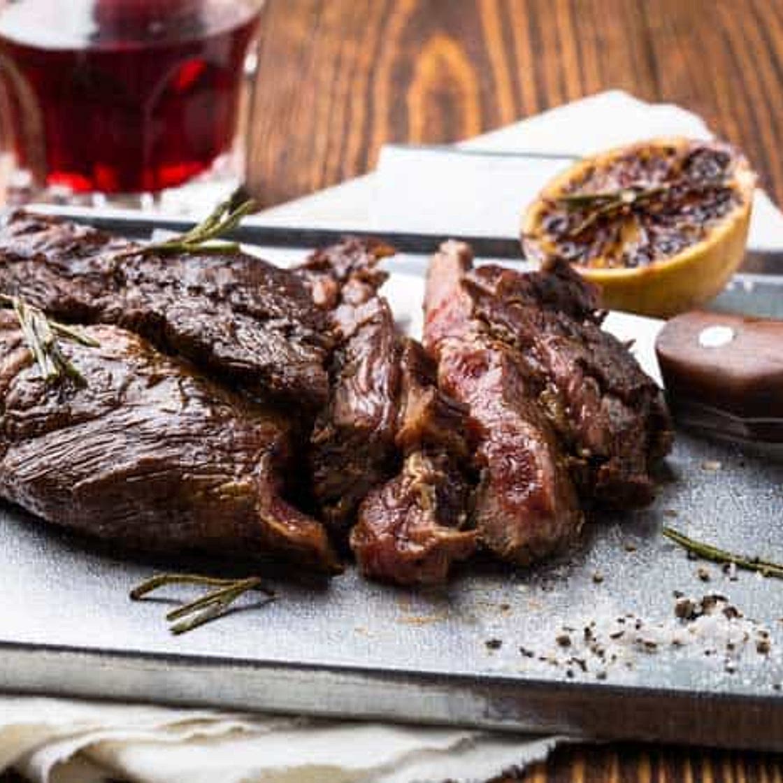 Reverse Seared Flank Steak