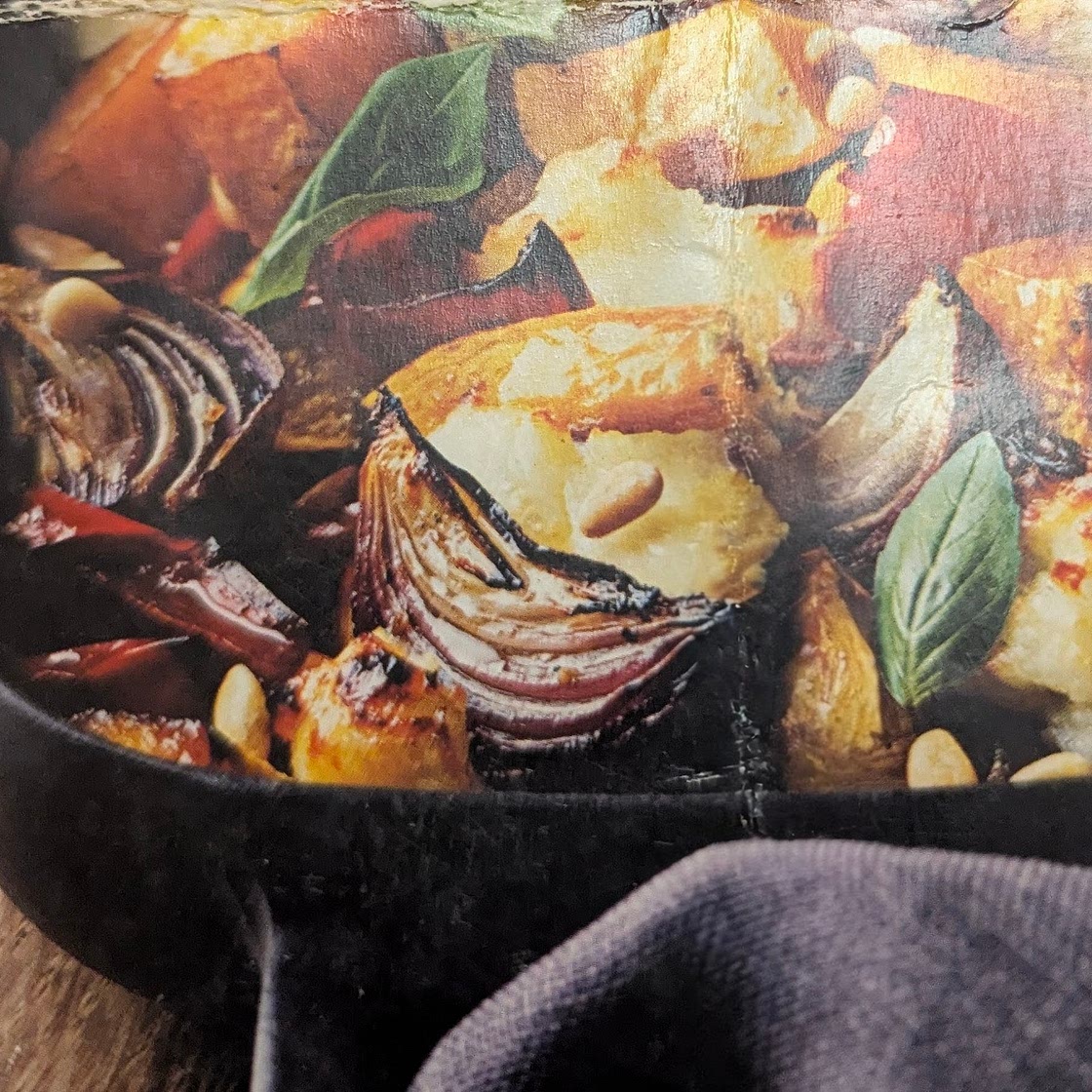 Roasted Vegetables with Halloumi