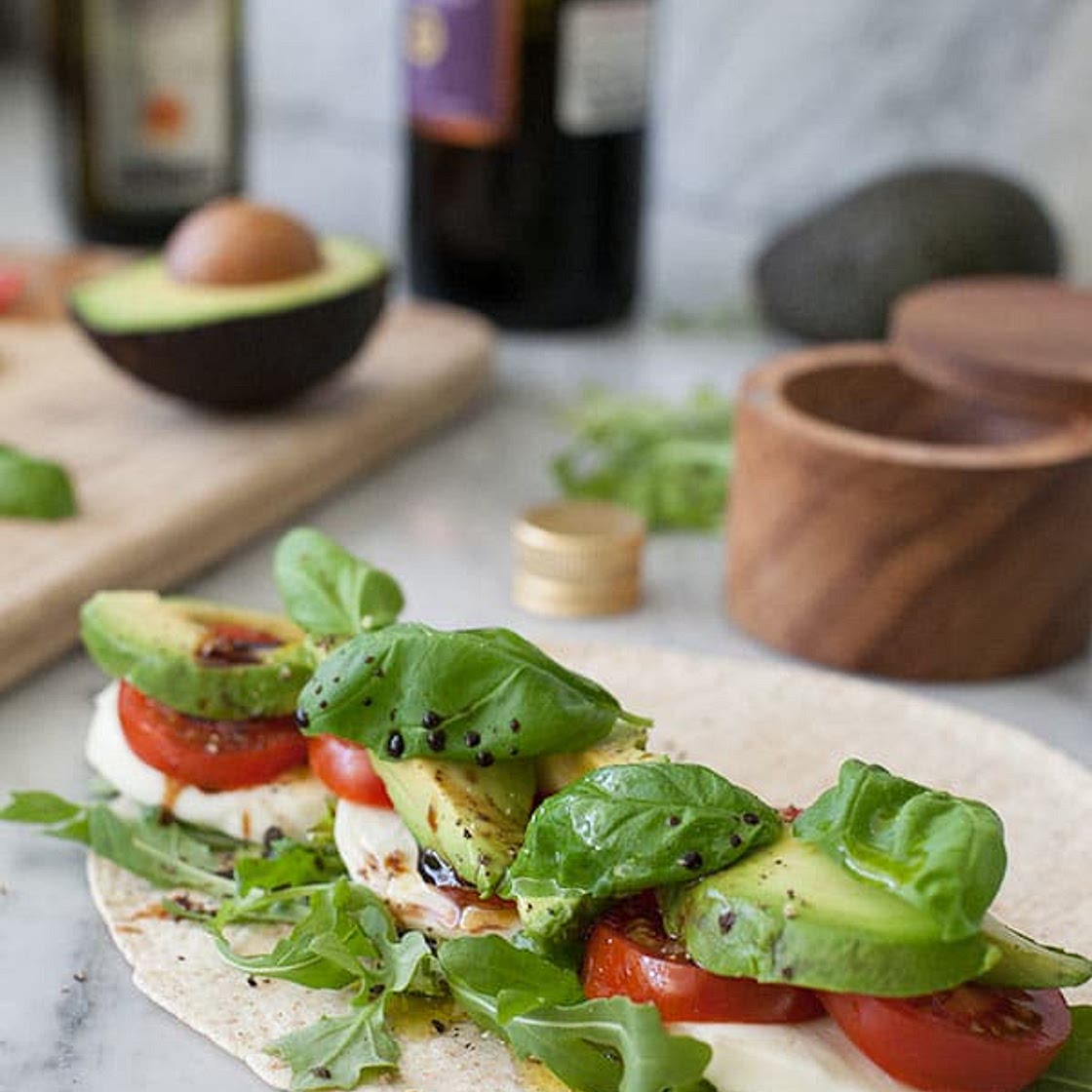 Avocado Caprese Wrap