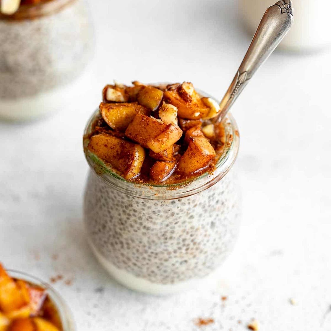 Apple Pie Overnight Chia Pudding