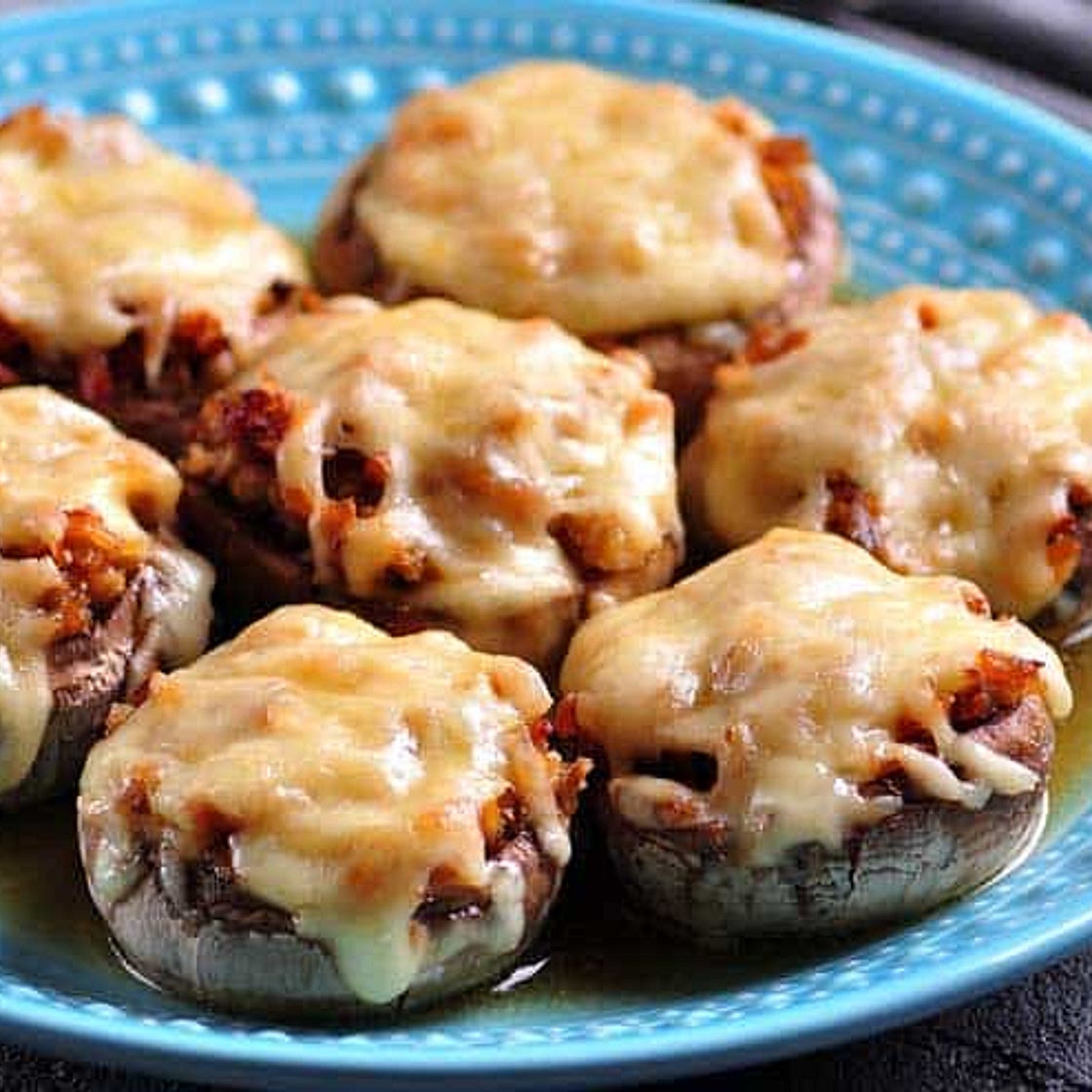 Grilled Stuffed Mushrooms