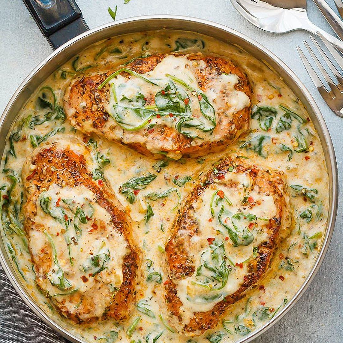 Creamy Garlic Pork Chops