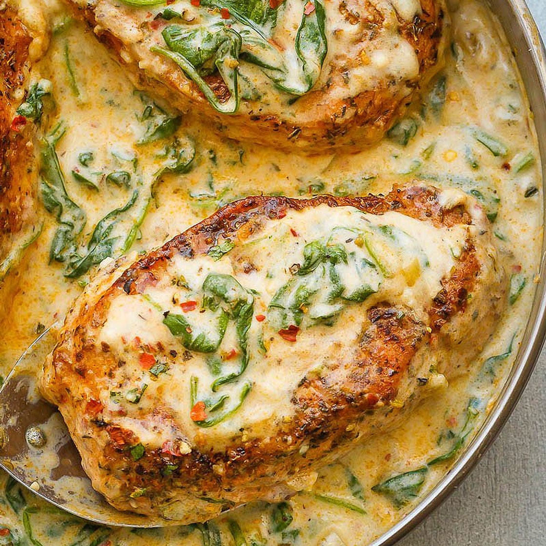 Creamy Garlic Pork Chops