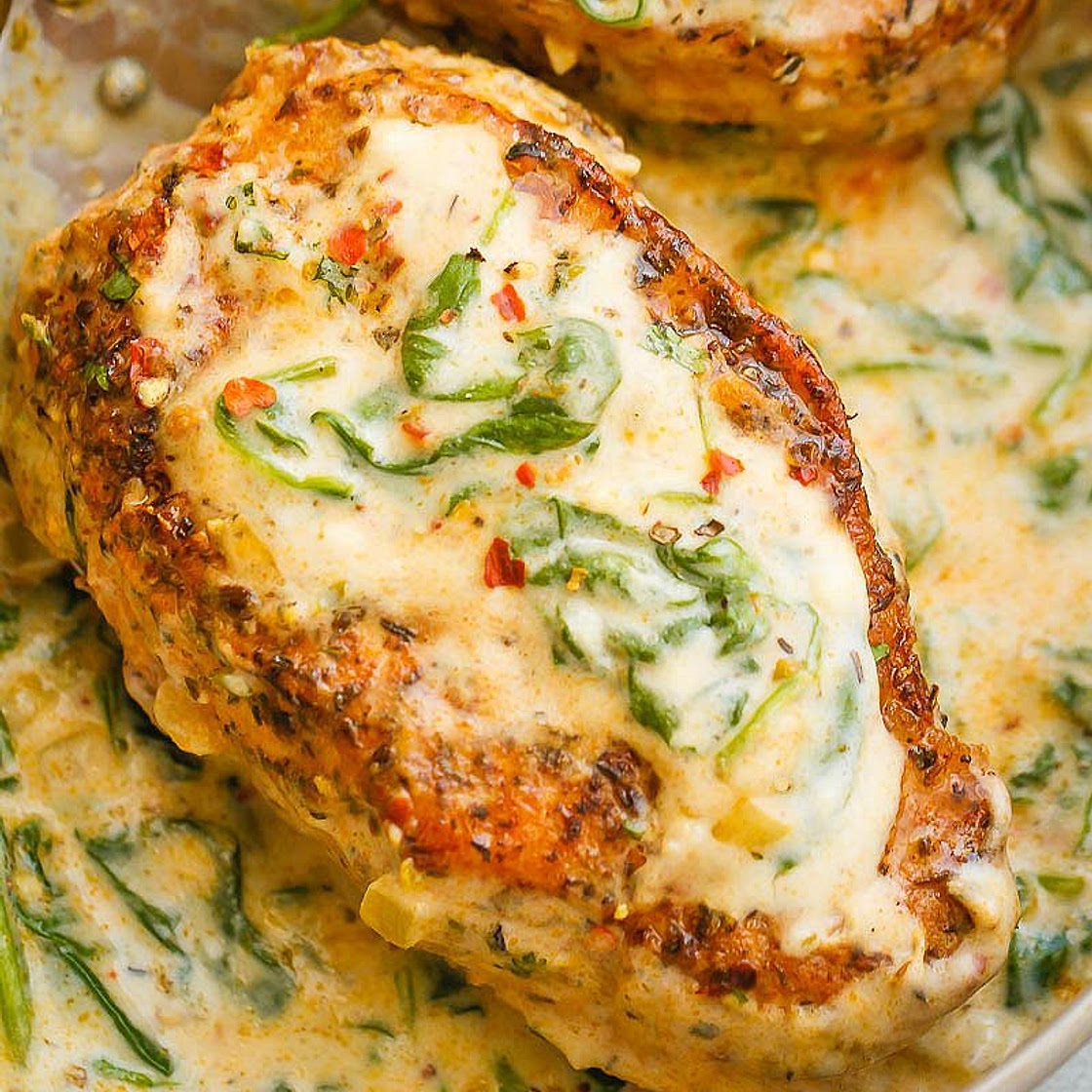 Creamy Garlic Pork Chops