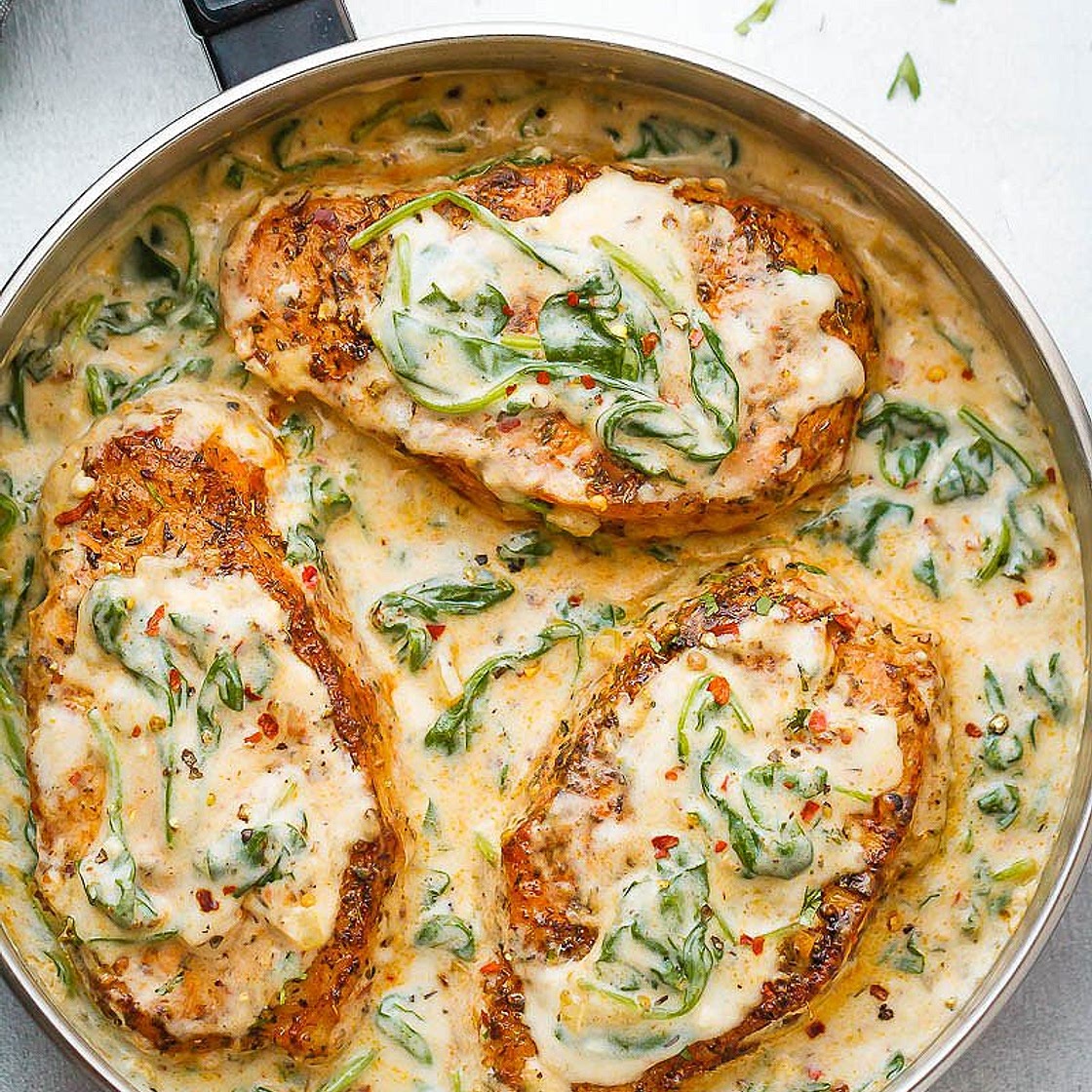Creamy Garlic Pork Chops