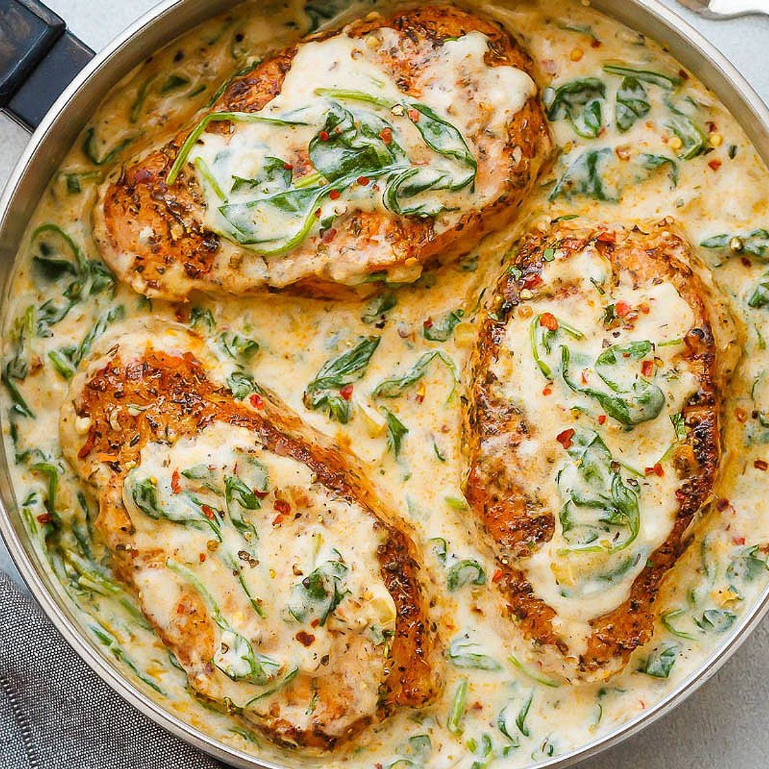 Creamy Garlic Pork Chops