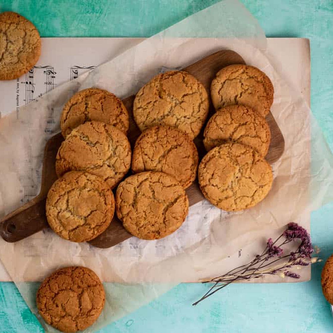 Easy Ginger Biscuits with Orange Zest