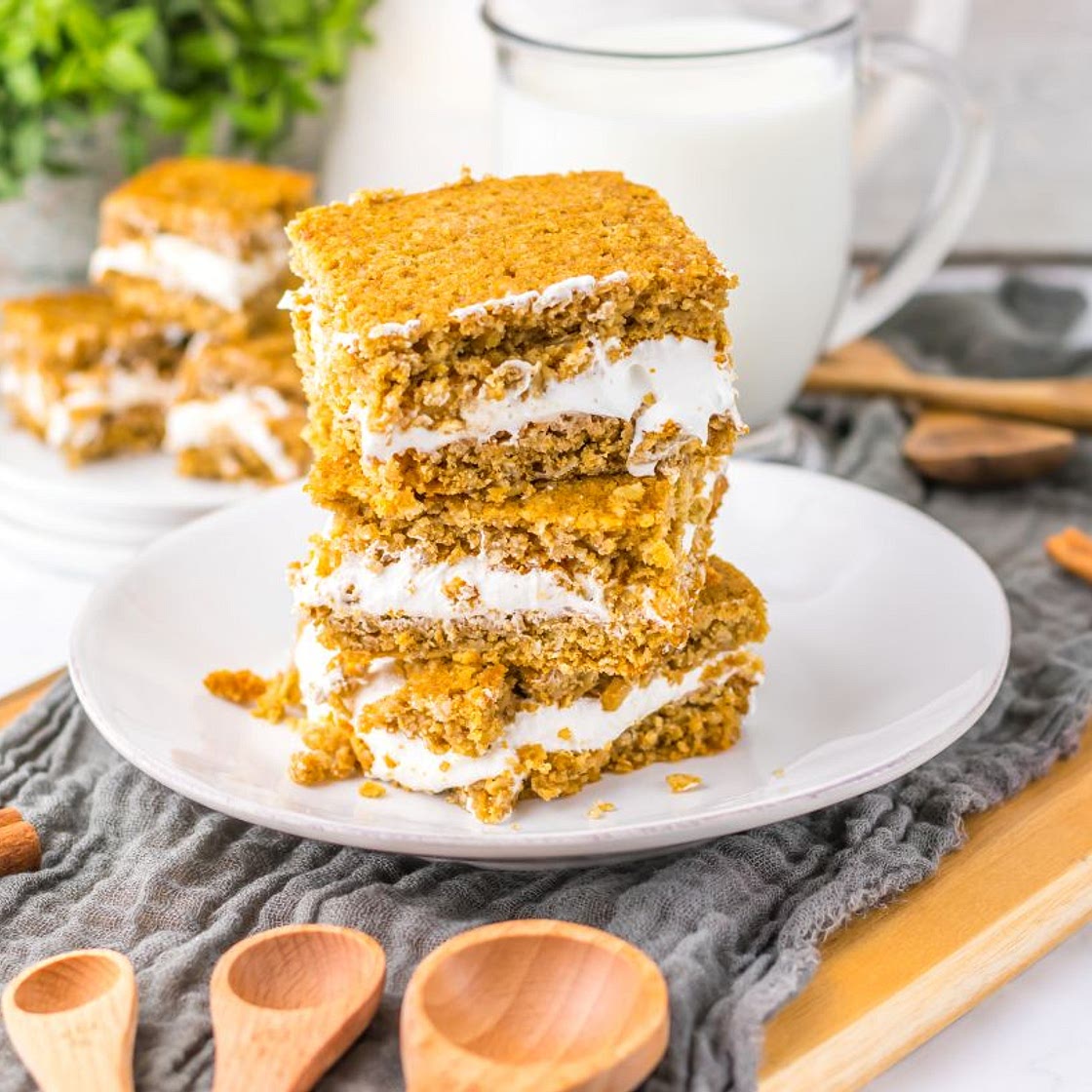 Oatmeal Cream Pie Bars