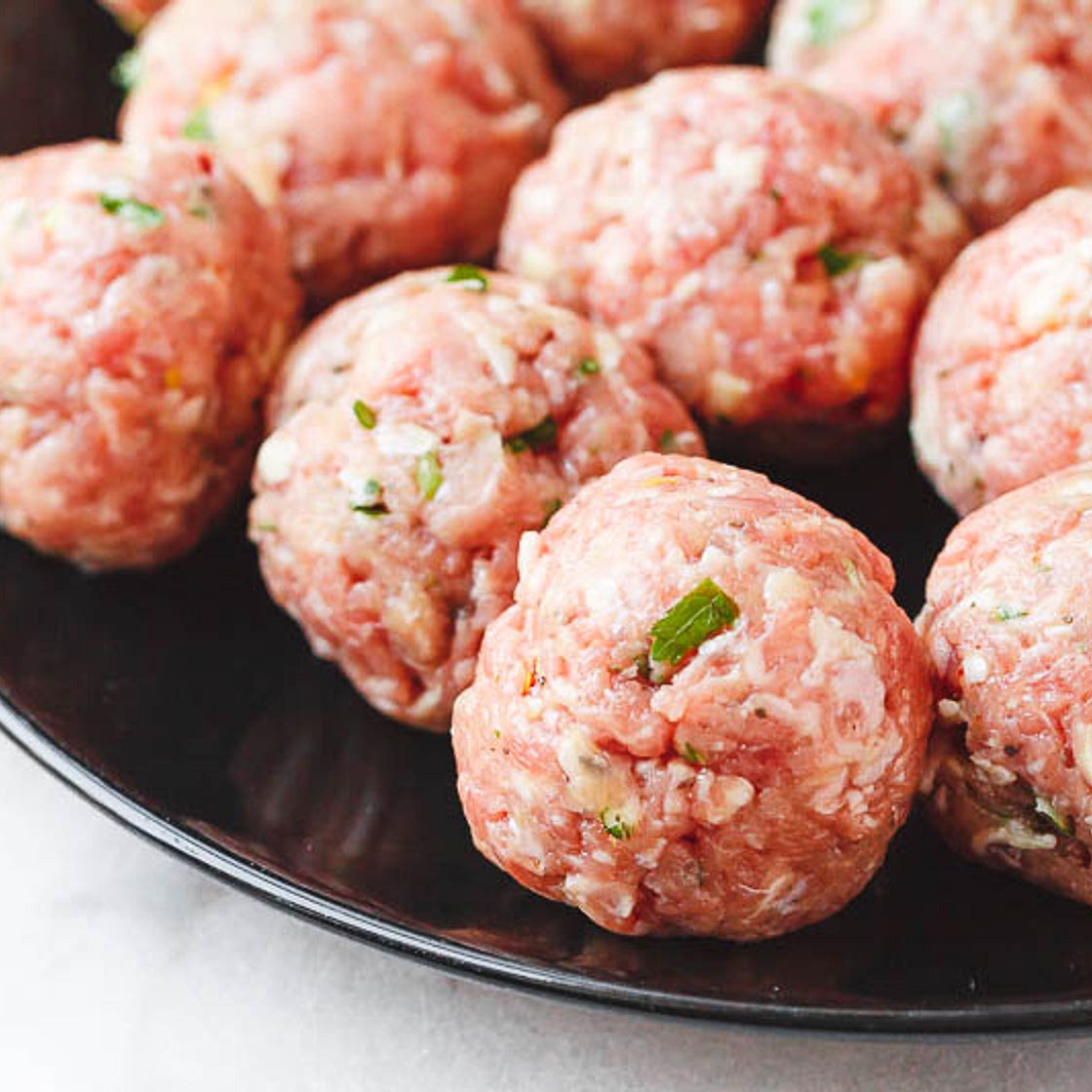 Garlic Butter Turkey Meatballs with Zucchini Noodles