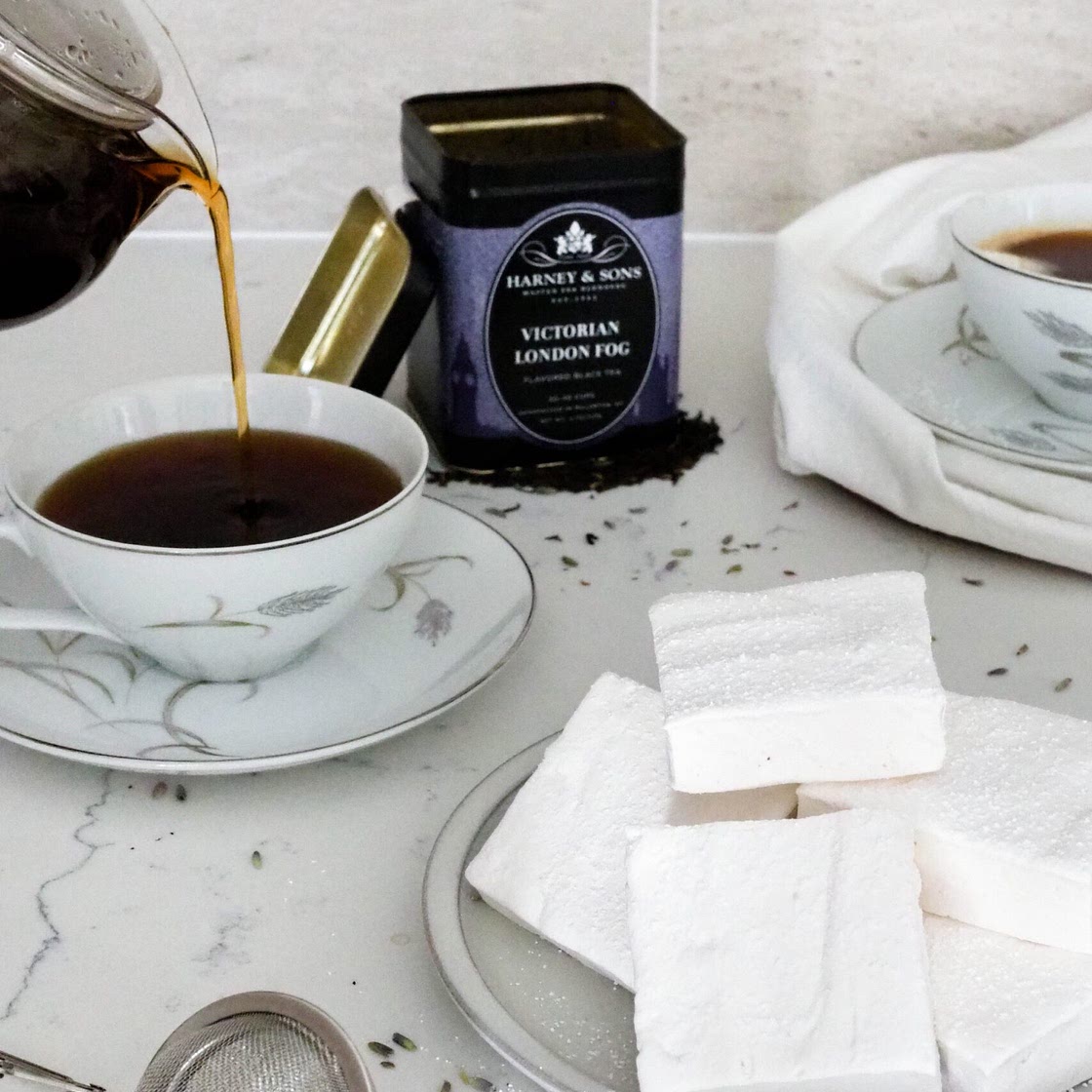 Homemade Earl Grey Marshmallows