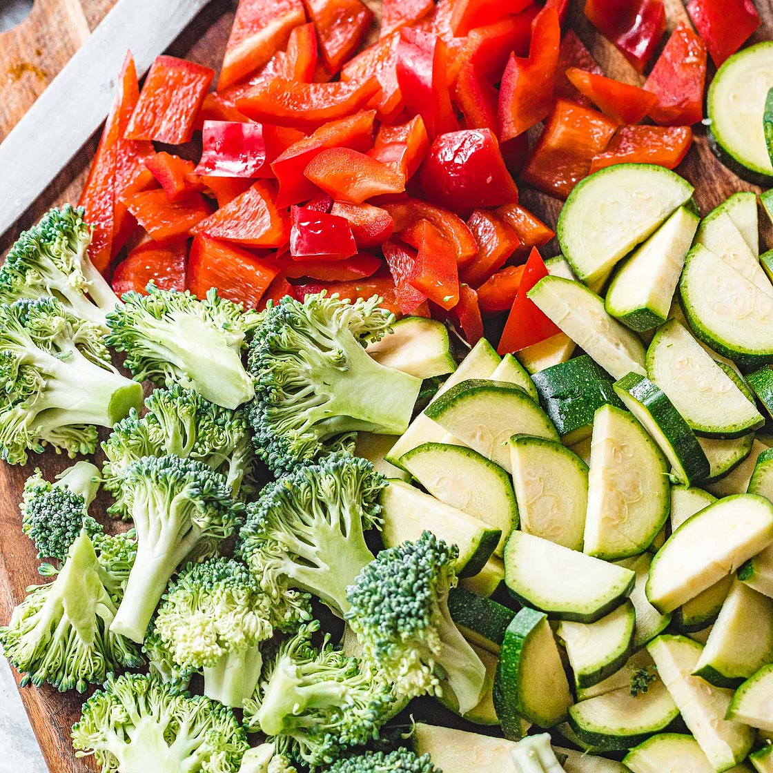 One Pot Chicken and Vegetables Skillet (Healthy & Low Carb)