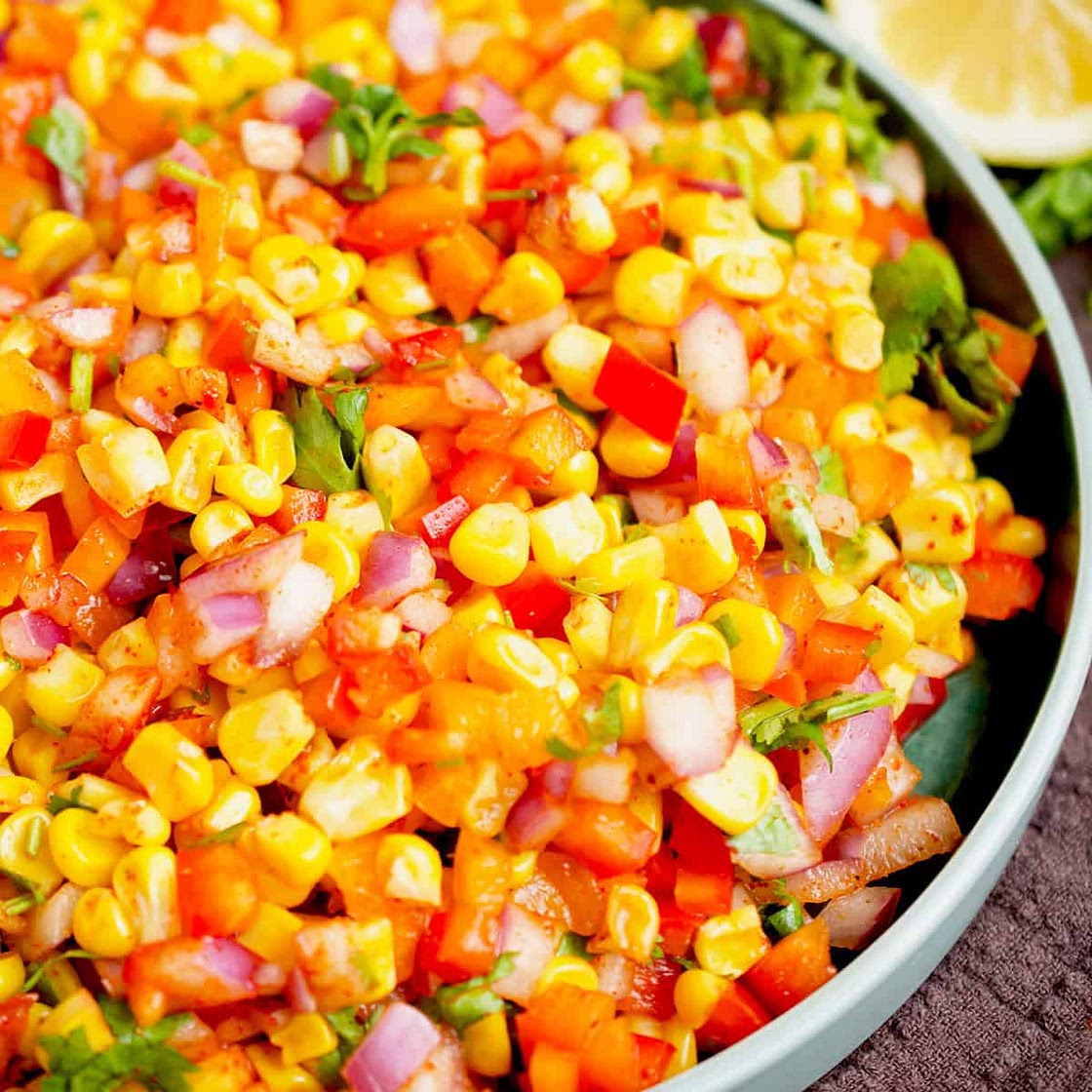 Sweet Corn Masala Chaat