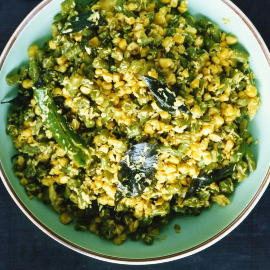 Green Bean, Corn, and Coconut Stir-Fry (Thoren)