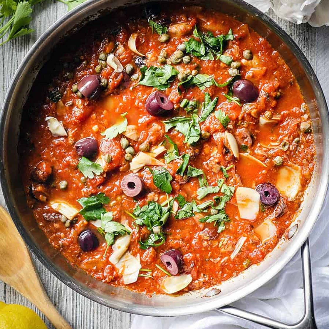 Sardine Puttanesca Sauce