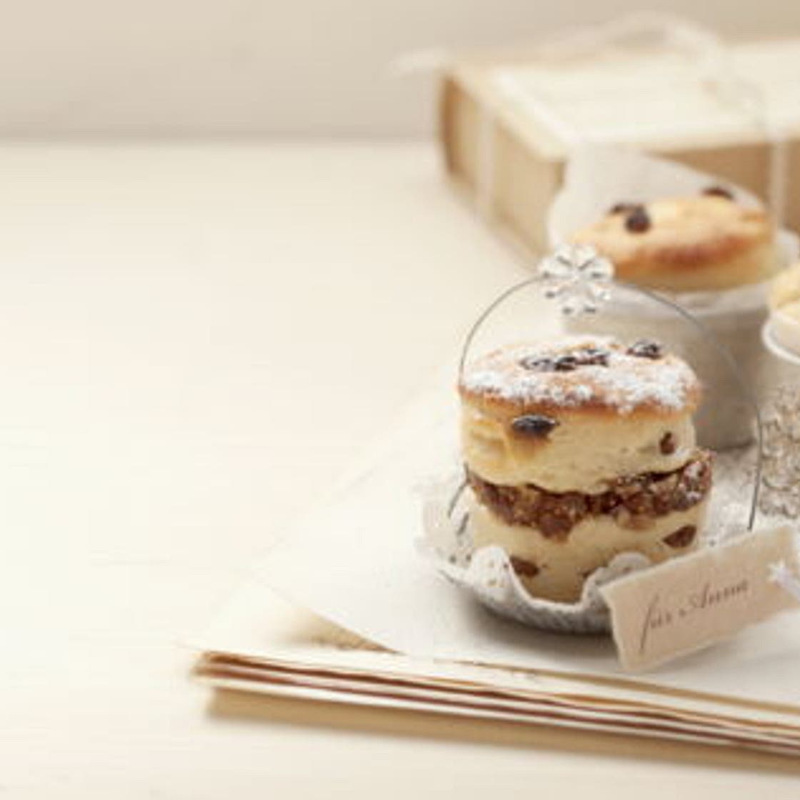 Mini stollen garnis à offrir