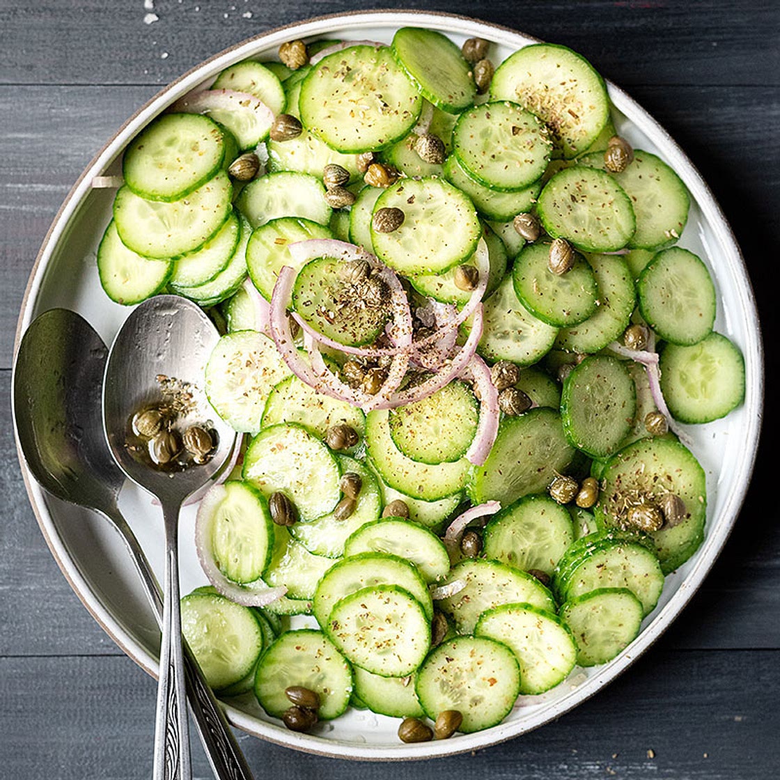 Easy cucumber salad recipe