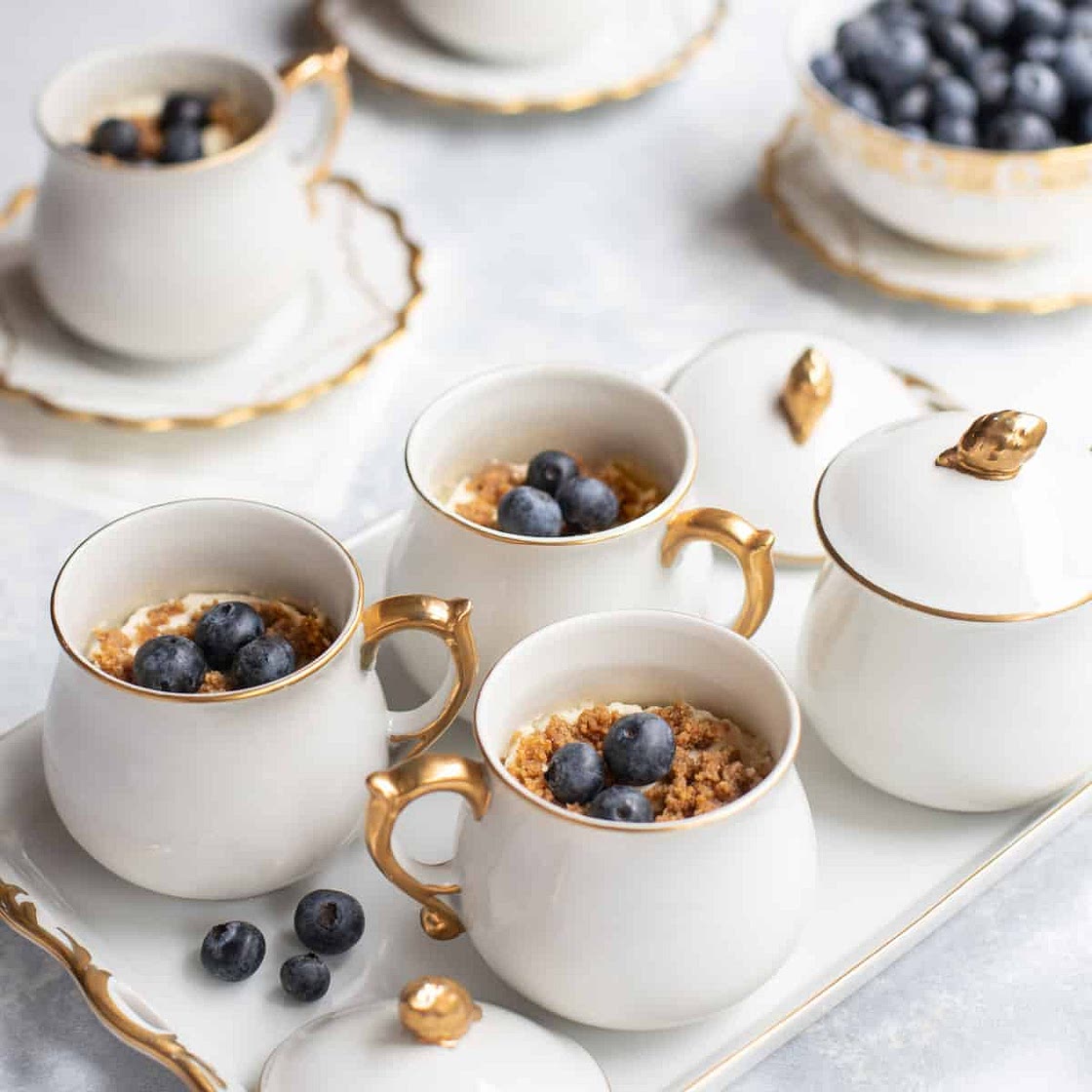 Easy Frozen Lemon Dessert: Individual Pots or One Pan