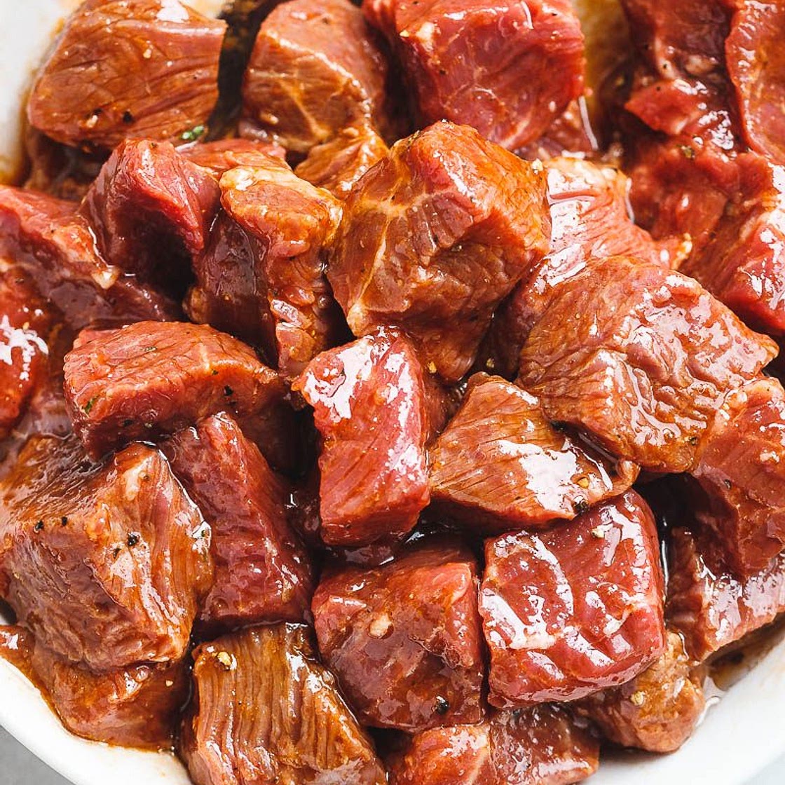 Garlic Butter Steak Bites with Lemon Zucchini Noodles