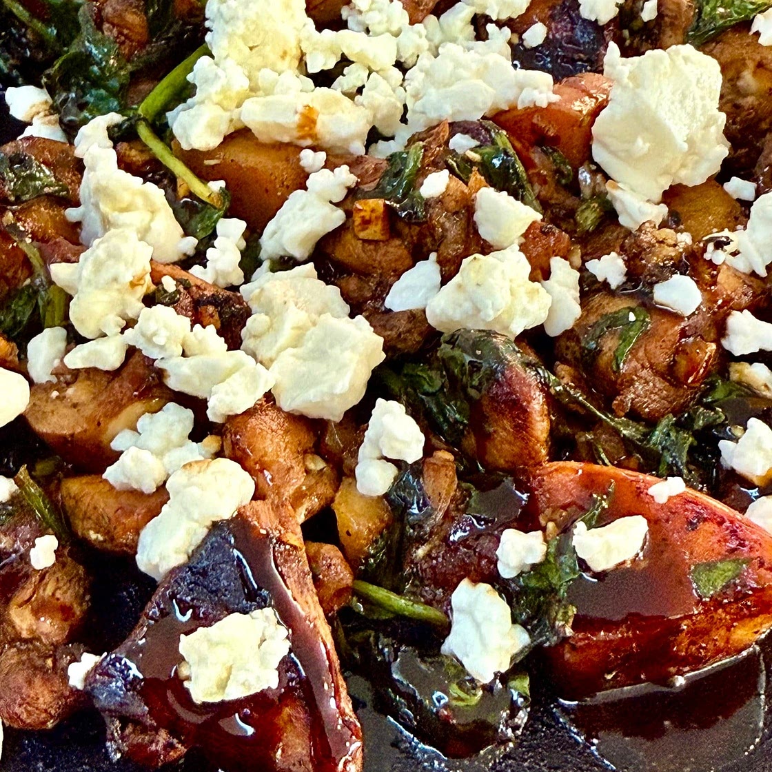 Blackstone Balsamic Chicken and Apples