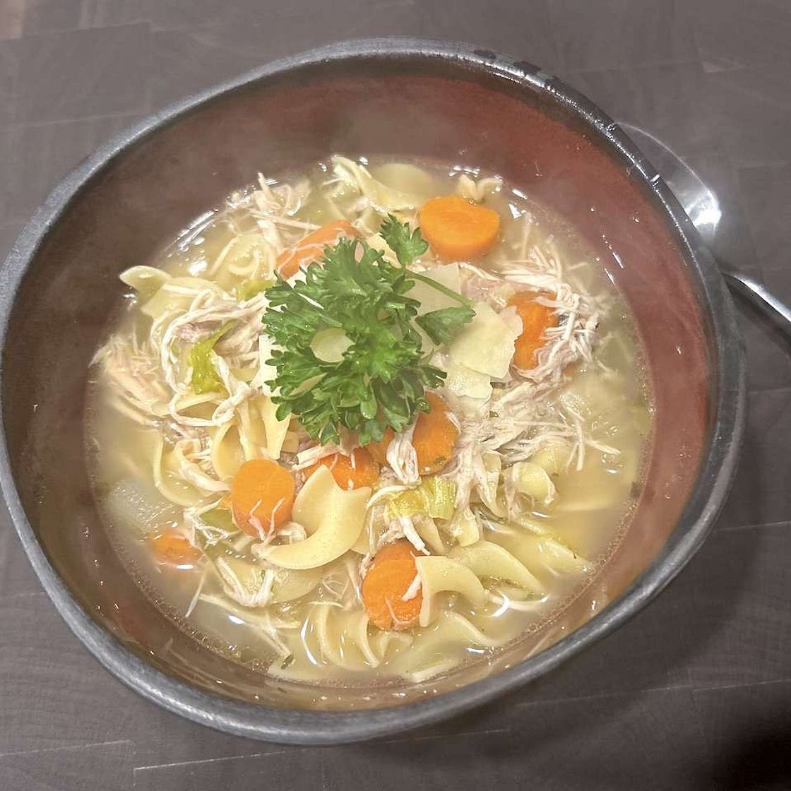 Chicken Noodle Soup with Sherry