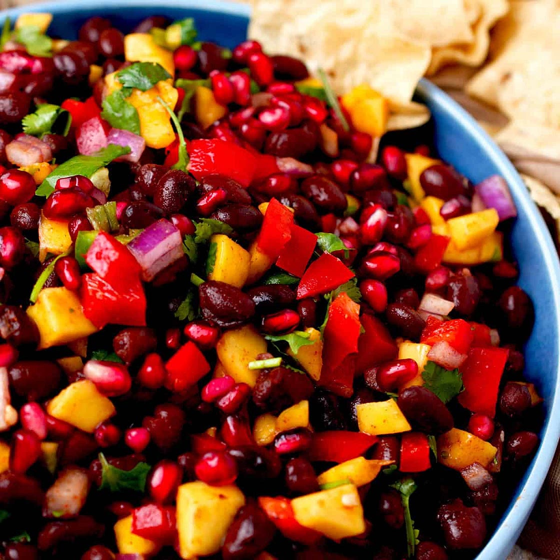 Black Bean and Mango Salsa