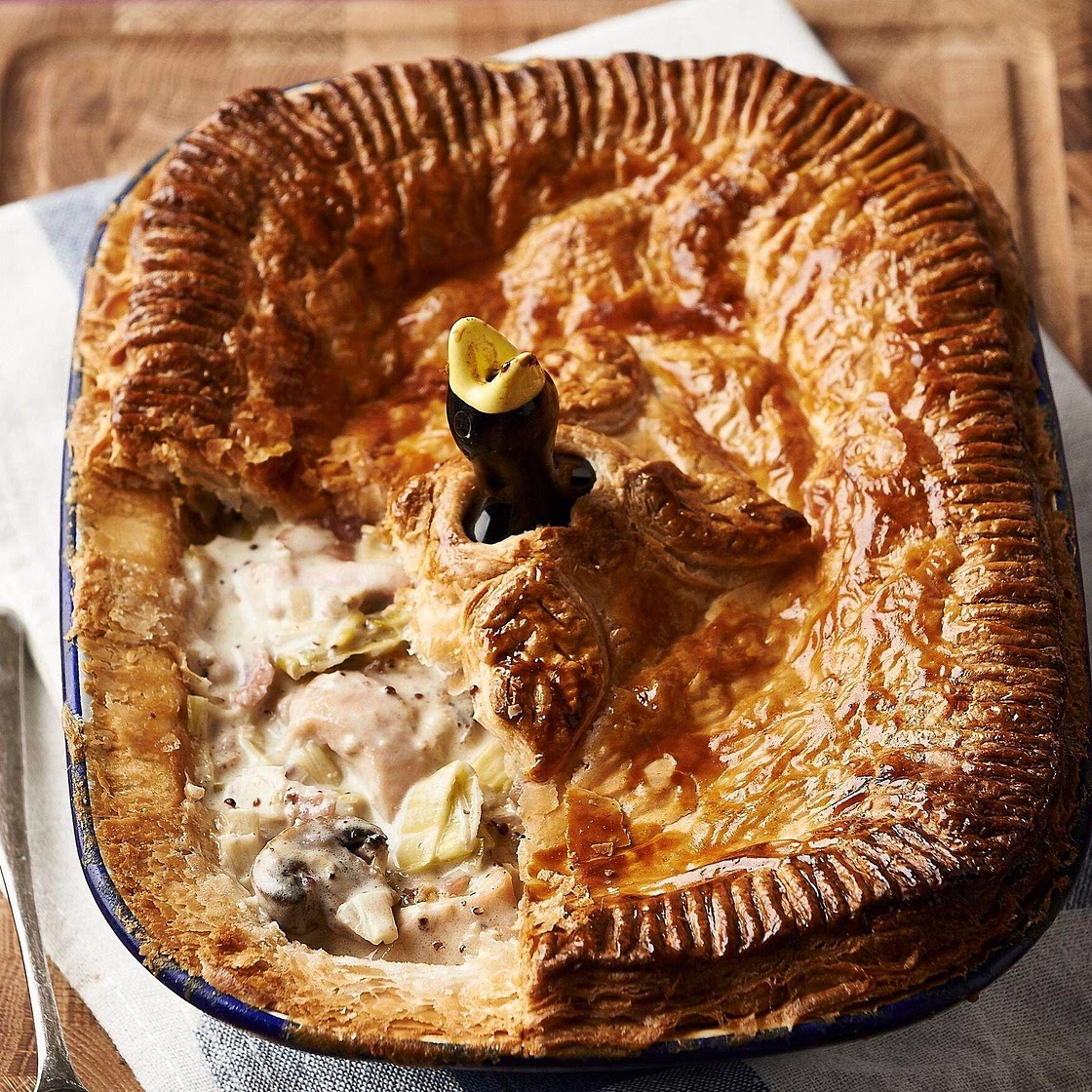Turkey and mushroom pie recipe