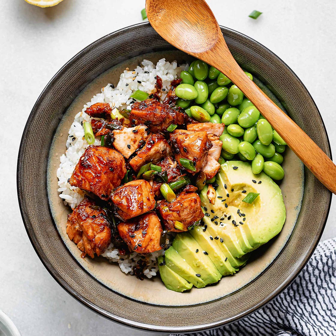 Teriyaki Salmon Bowl