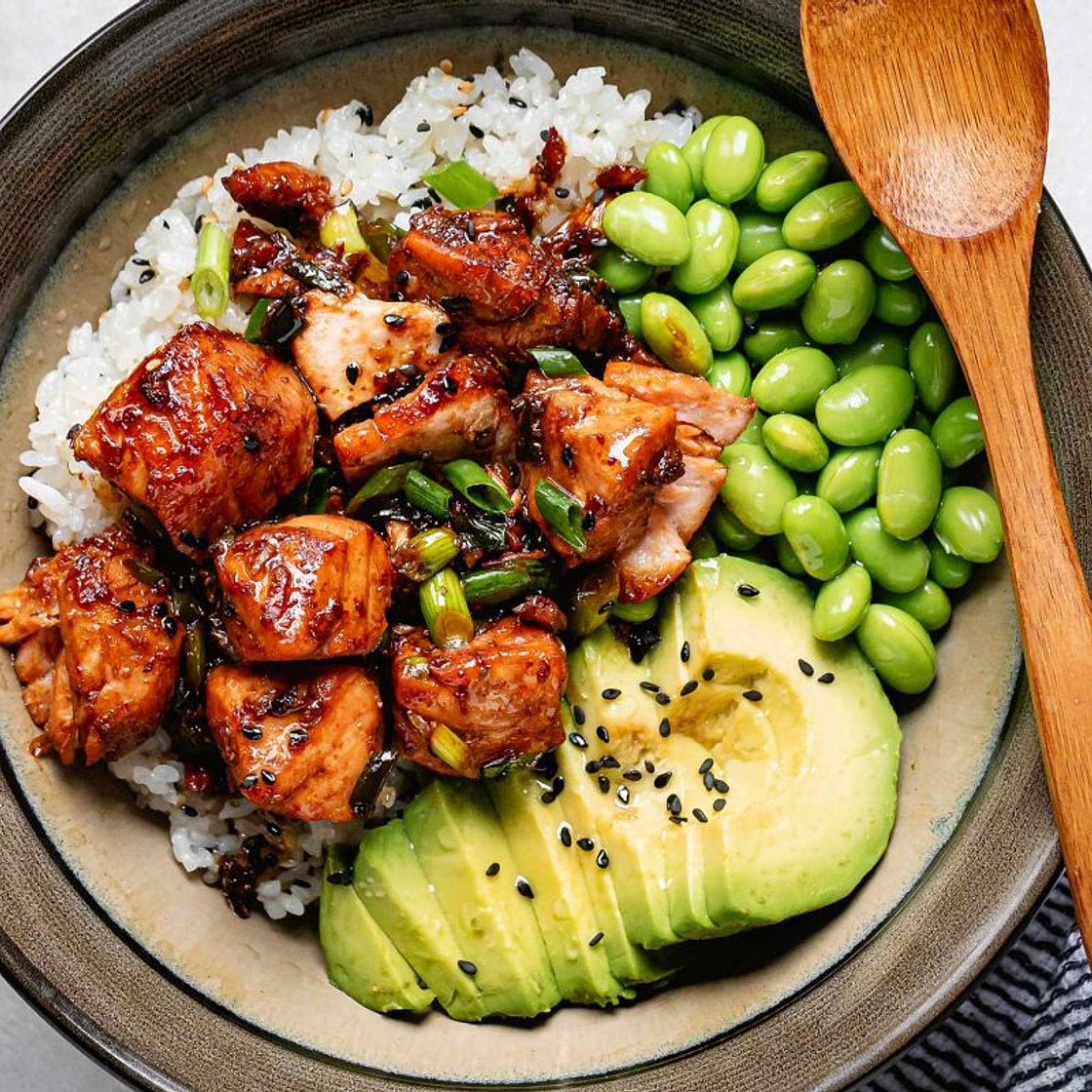 Teriyaki Salmon Bowl