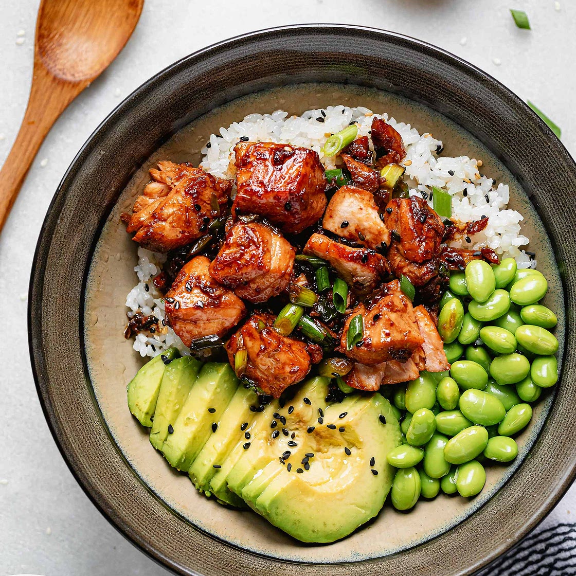 Teriyaki Salmon Bowl