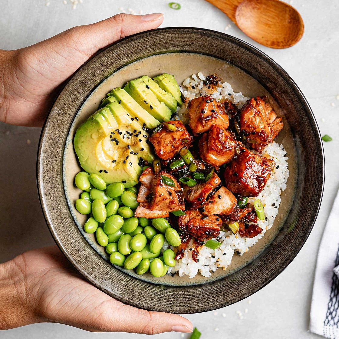Teriyaki Salmon Bowl