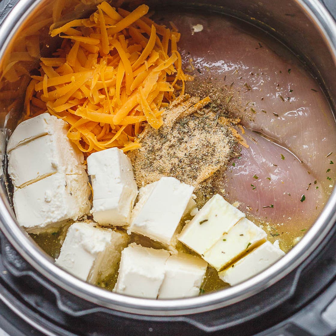 Instant Pot Crack Chicken Spinach Soup