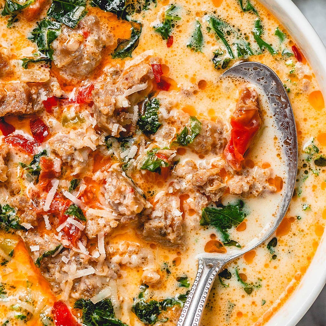 Instant Pot Keto Tuscan Soup