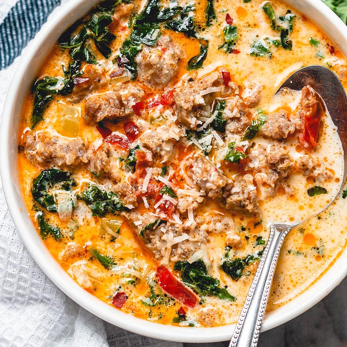 Instant Pot Keto Tuscan Soup