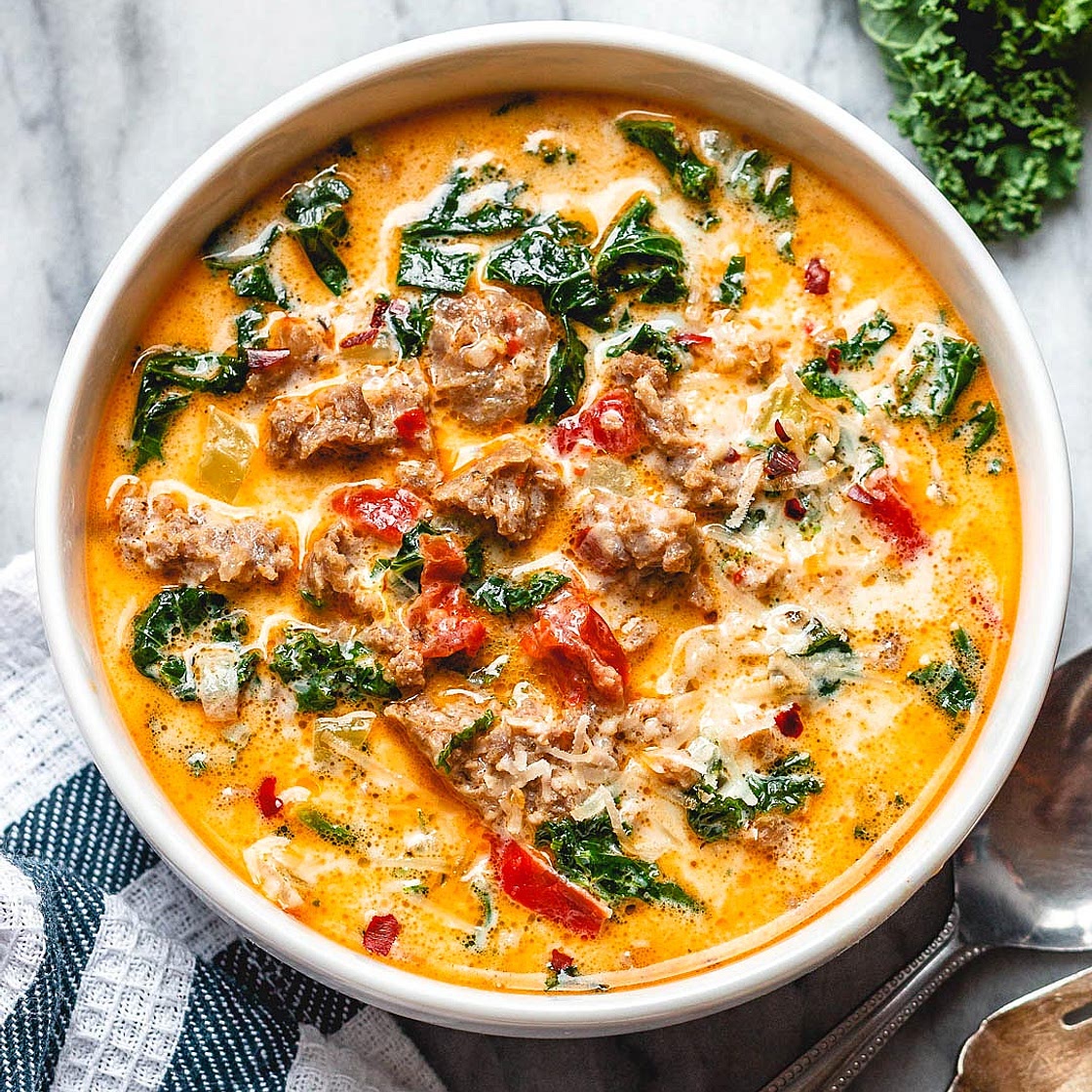 Instant Pot Keto Tuscan Soup