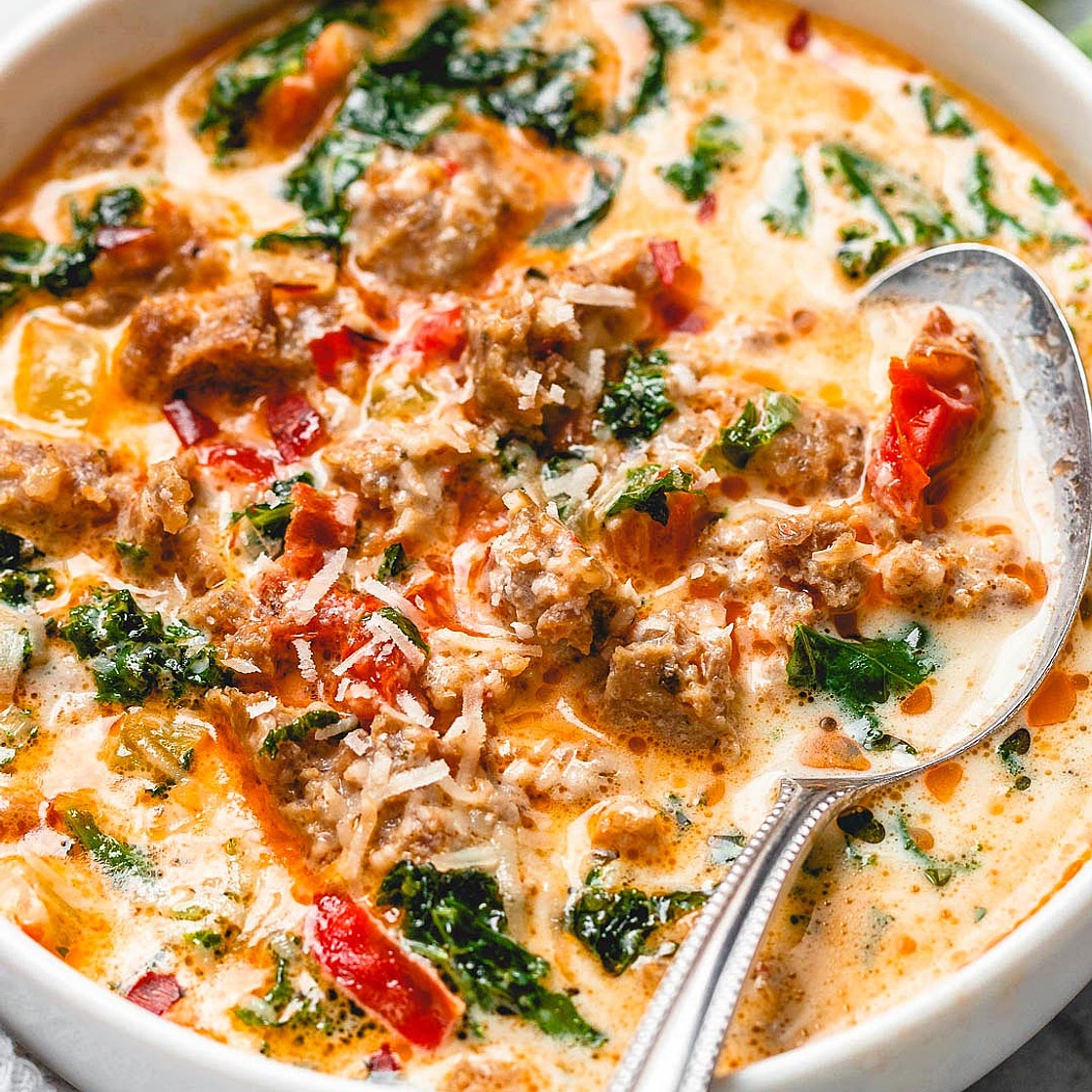 Instant Pot Keto Tuscan Soup