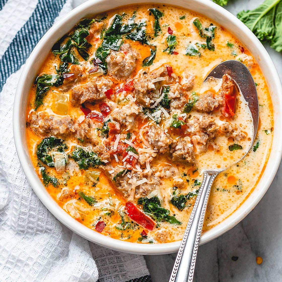Instant Pot Keto Tuscan Soup