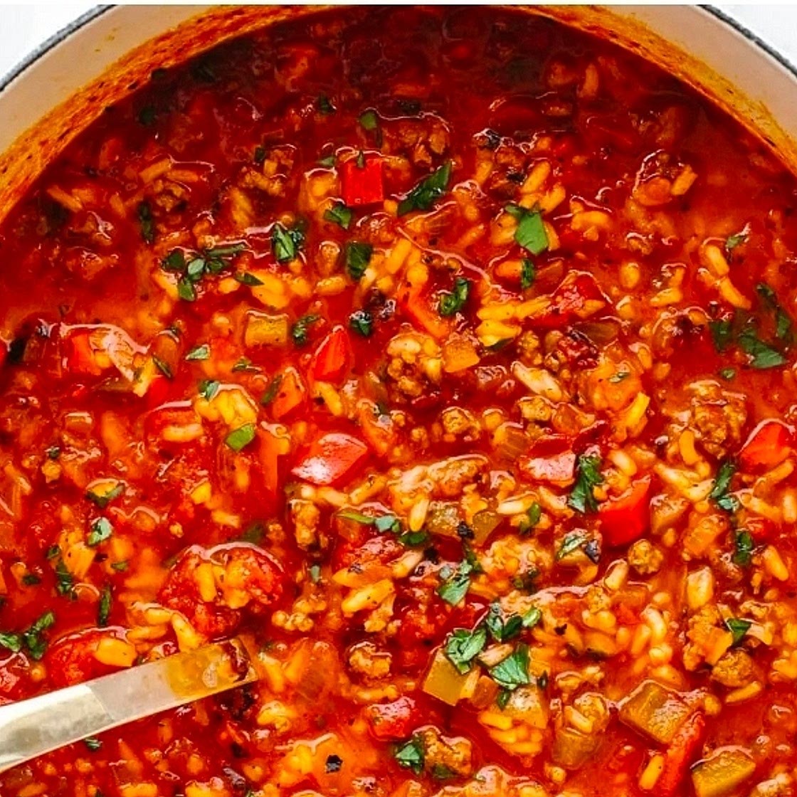 Stuffed Bell Pepper Soup