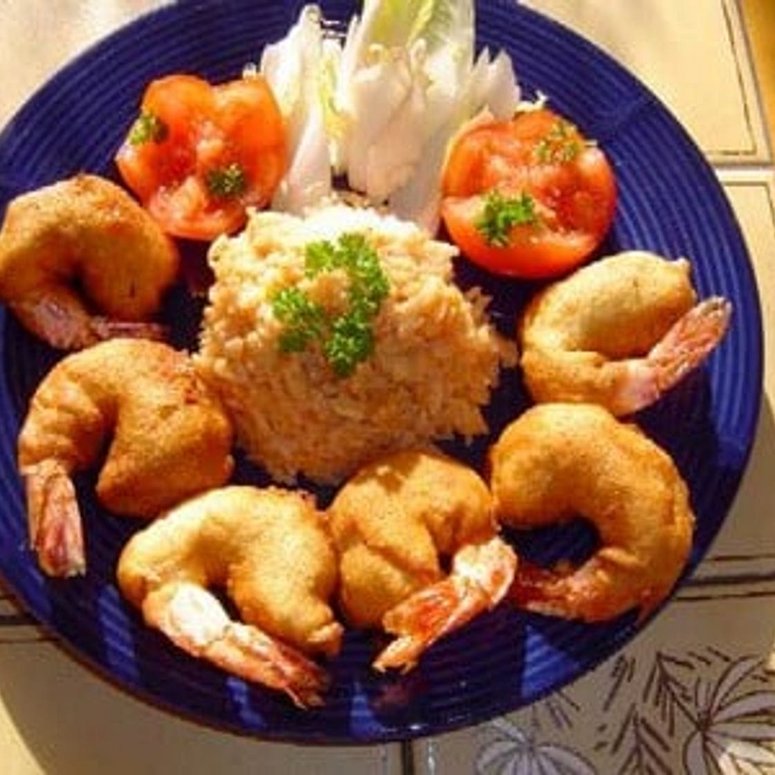 Gambas exotiques sans gluten