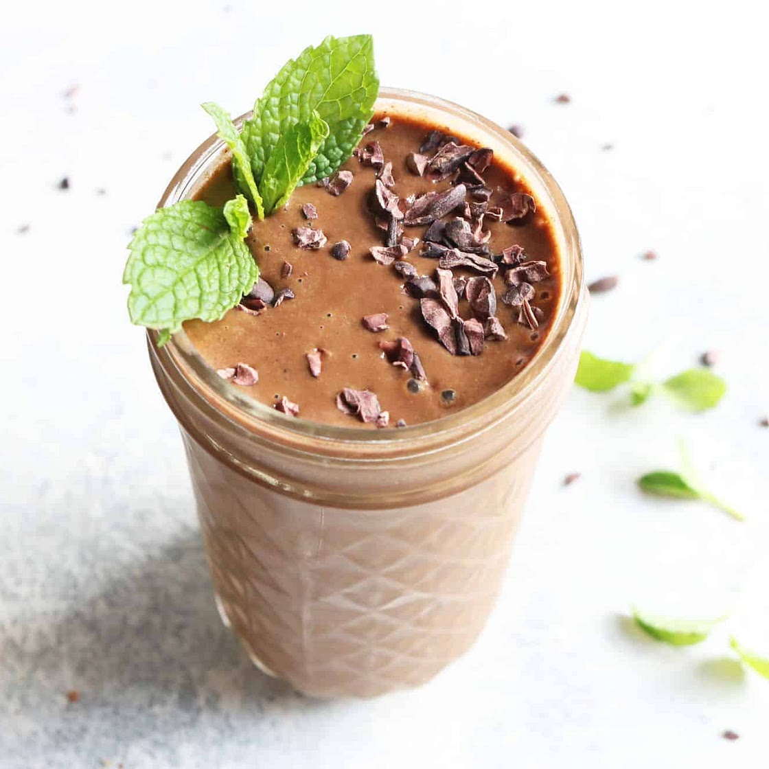 Mint Chocolate Chip Smoothie