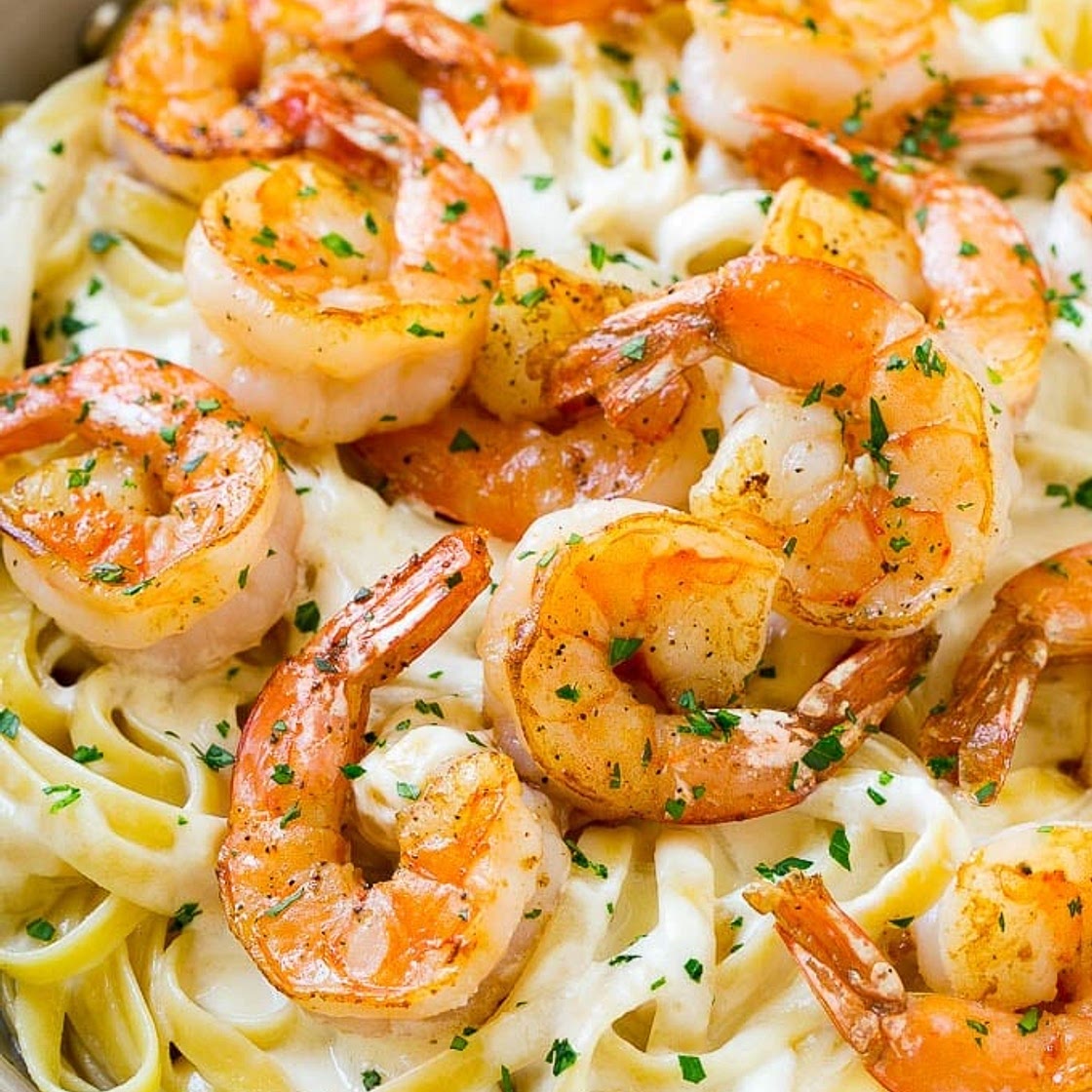 Shrimp Alfredo