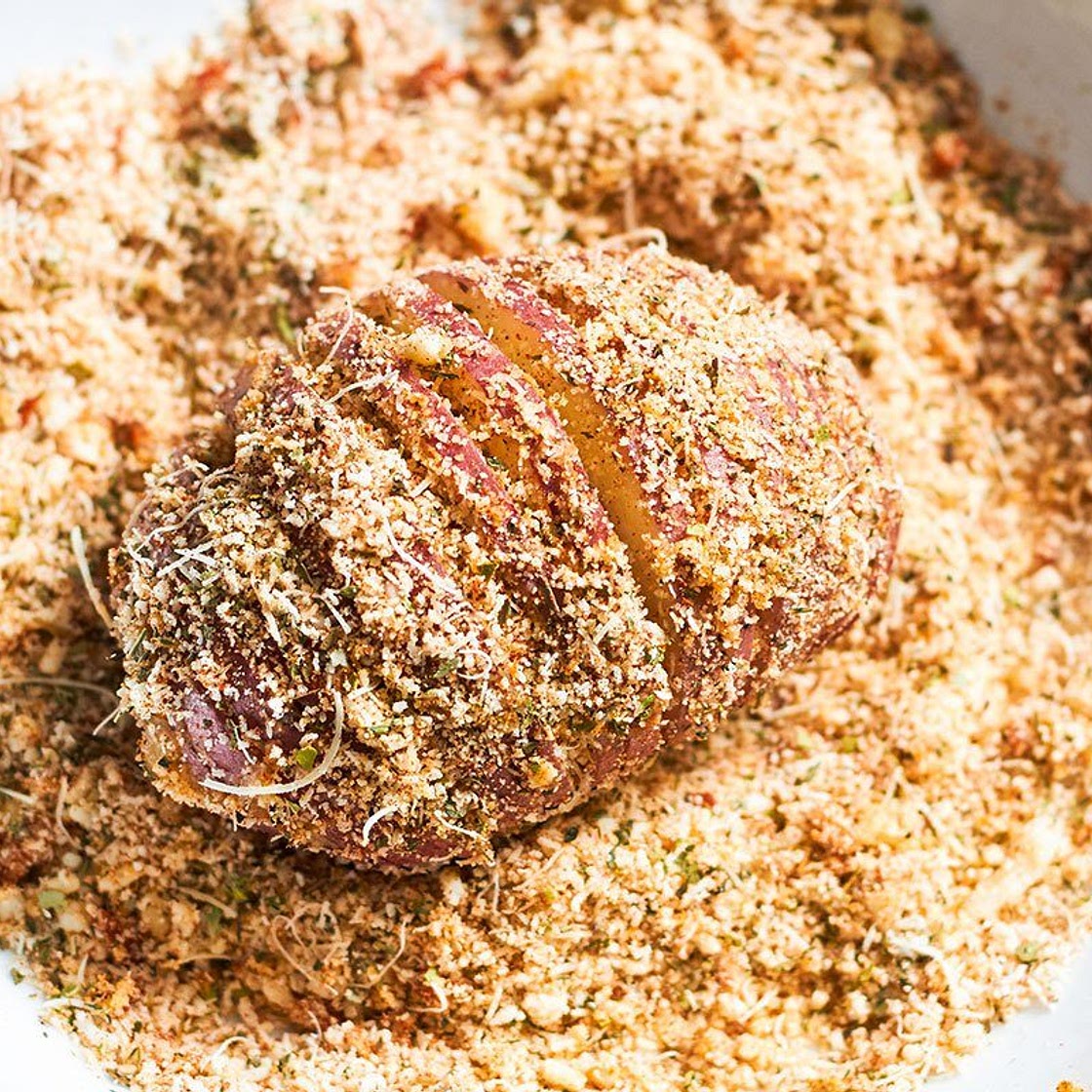 Parmesan Hasselback Roasted Potatoes