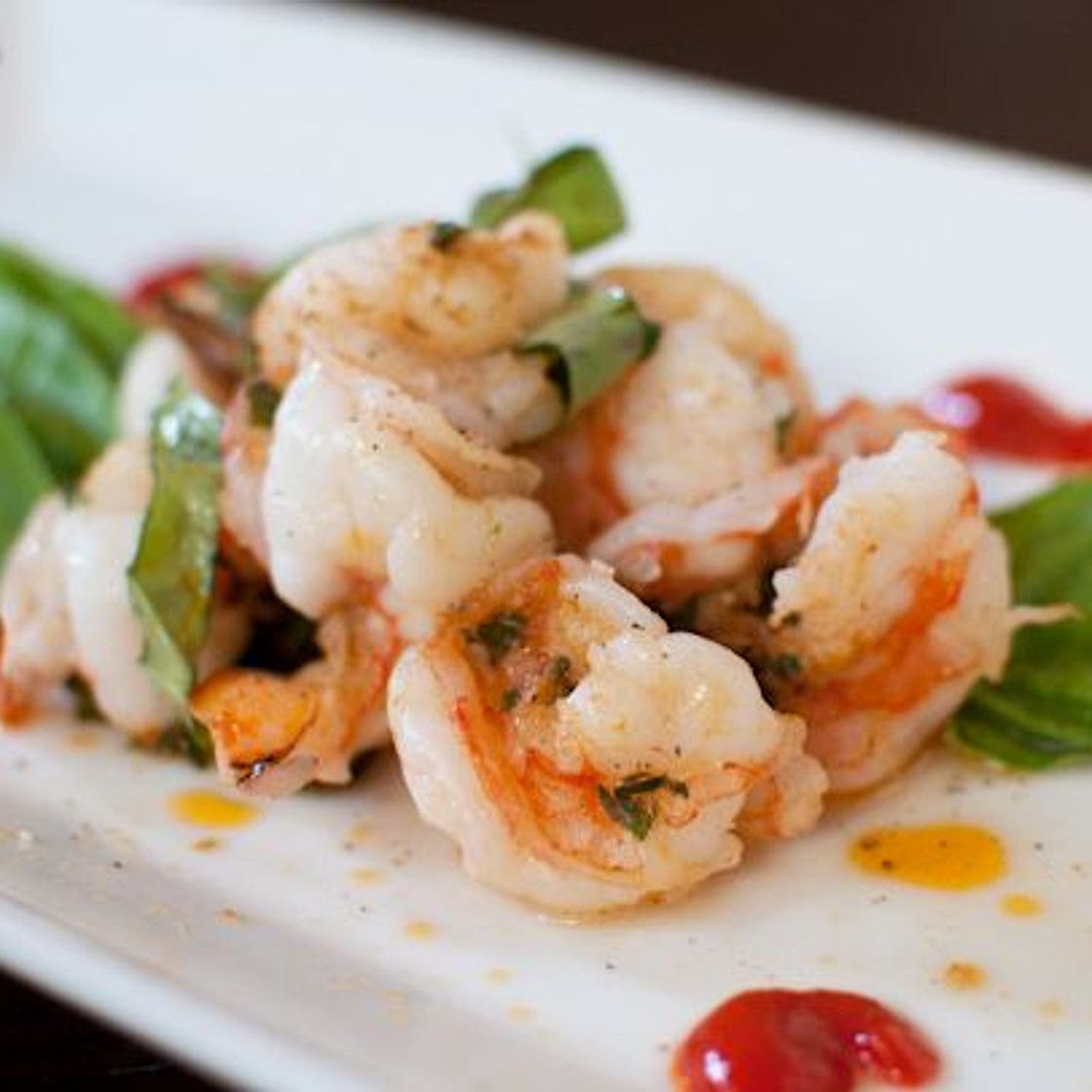 Grilled Shrimp Packets with Basil, Garlic and Red Curry Compound Butter