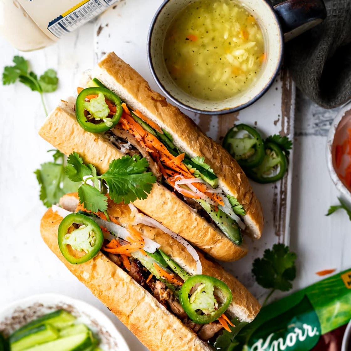 Lemongrass Chicken Banh Mi