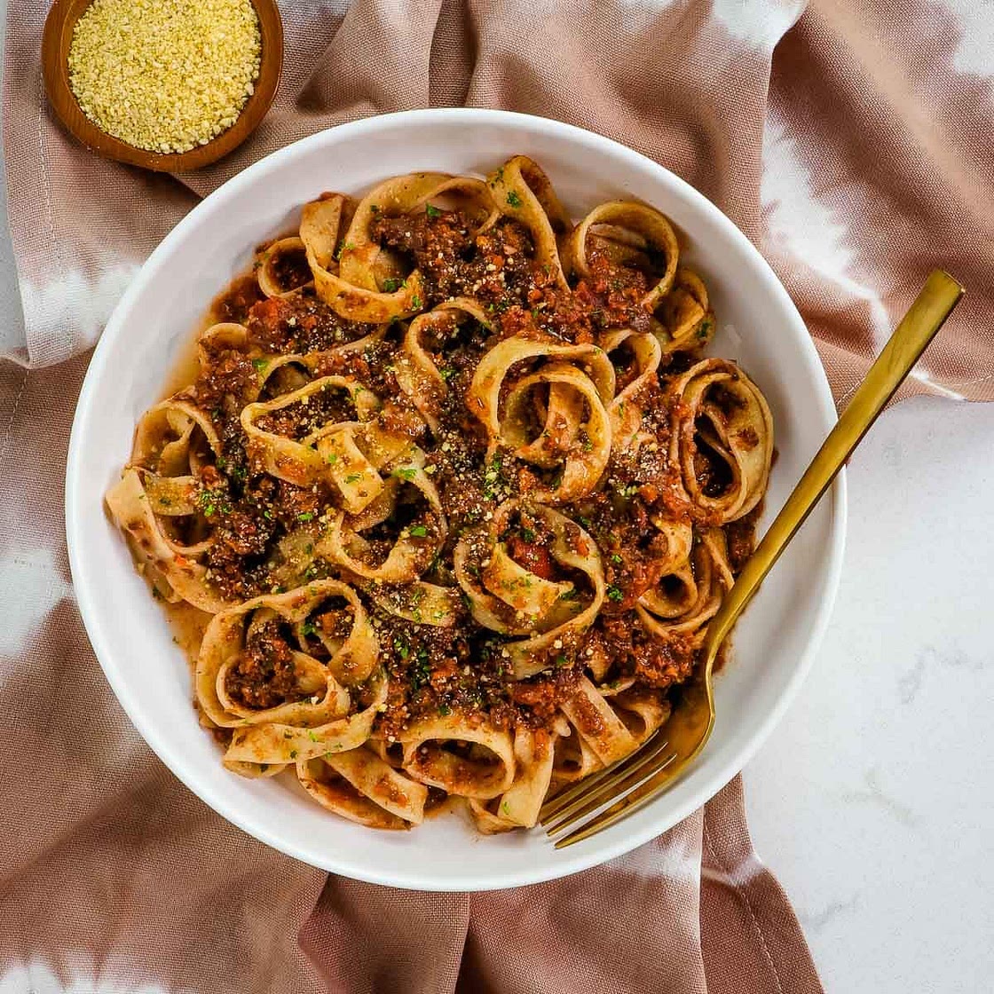 Vegan Mushroom Walnut Bolognese